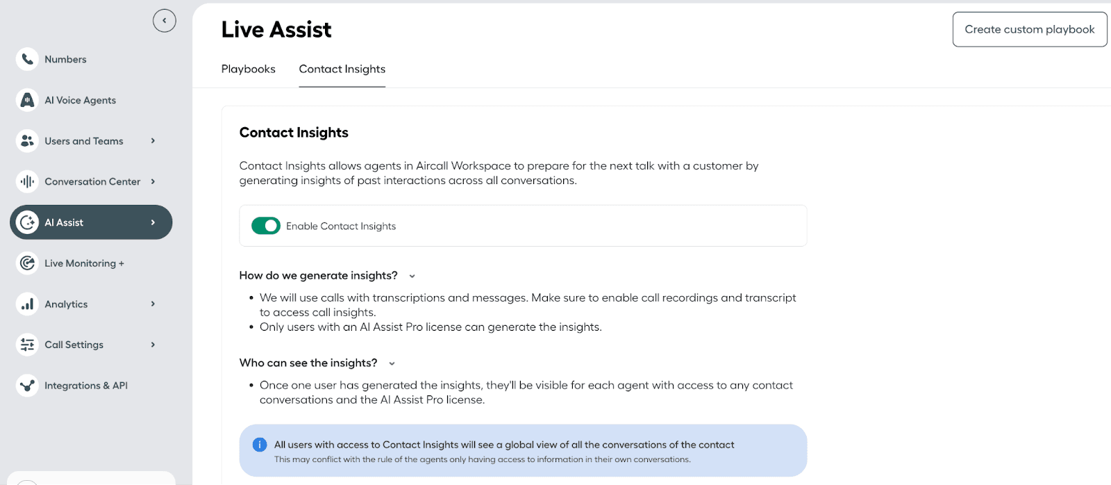 image showing Live assist window