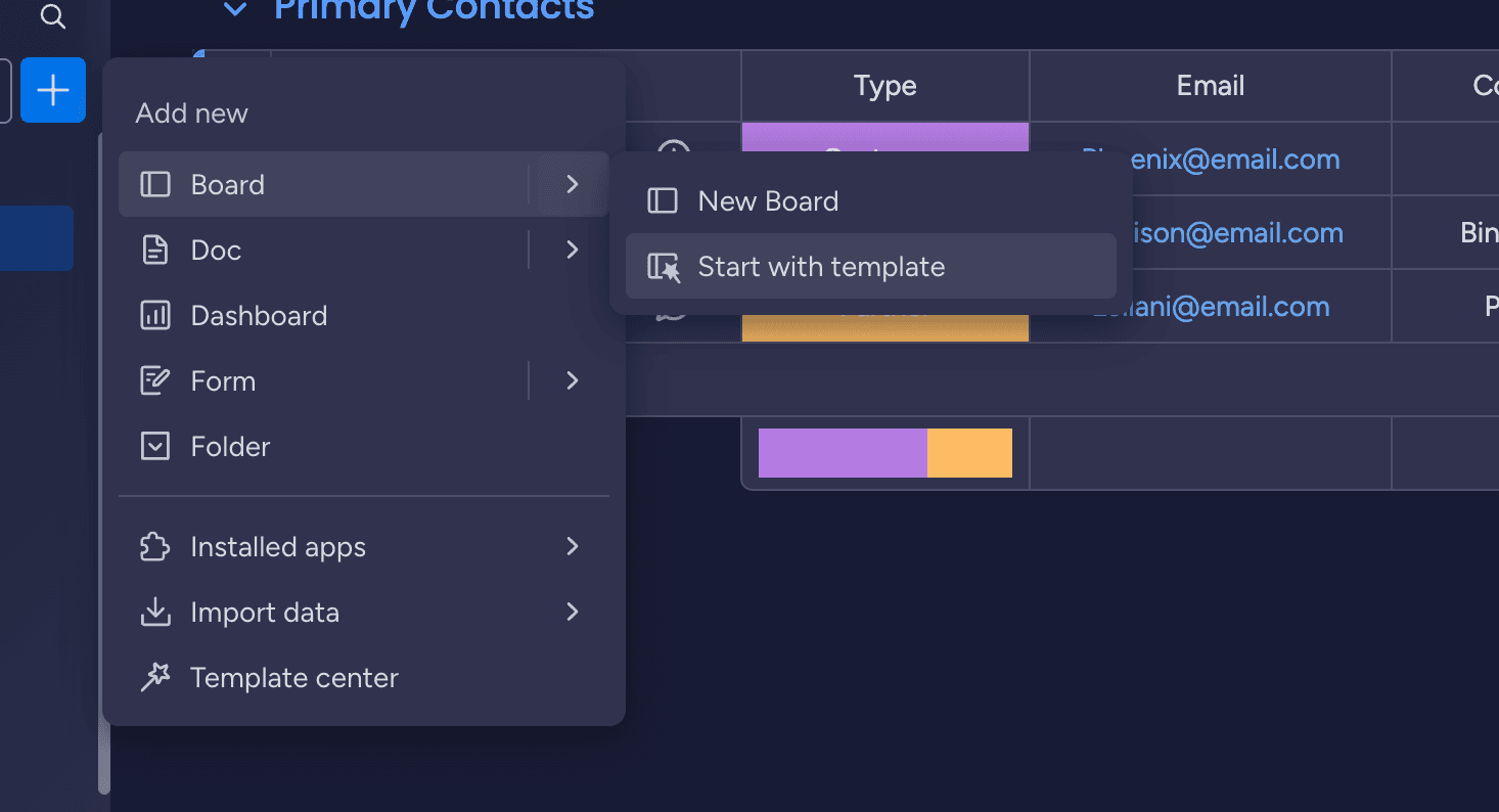 The path how to access Contacts template in Monday.com.png