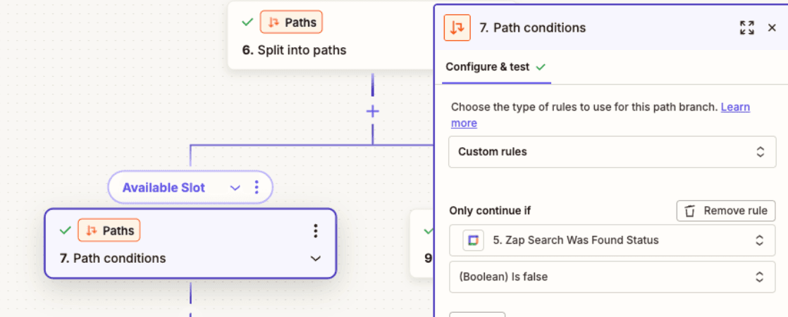 Available Slot path conditions checking if no events were found..png