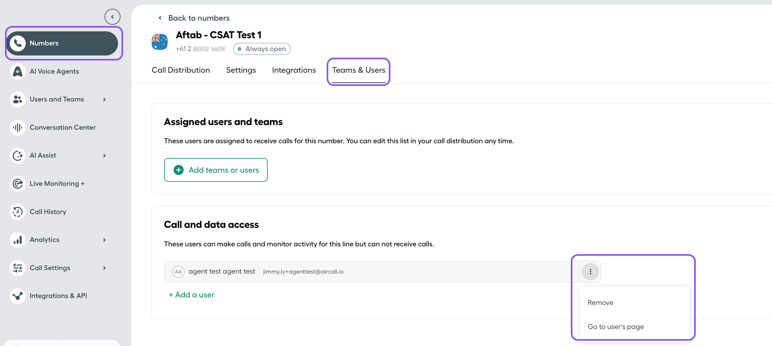 Image showing how to solve the problem in the Numbers section