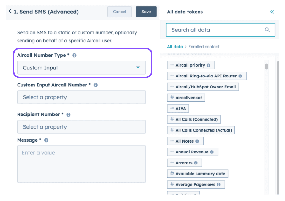 Image sowing custom input option