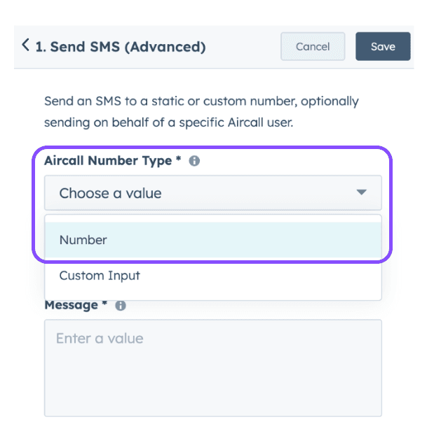 Image showing the number option