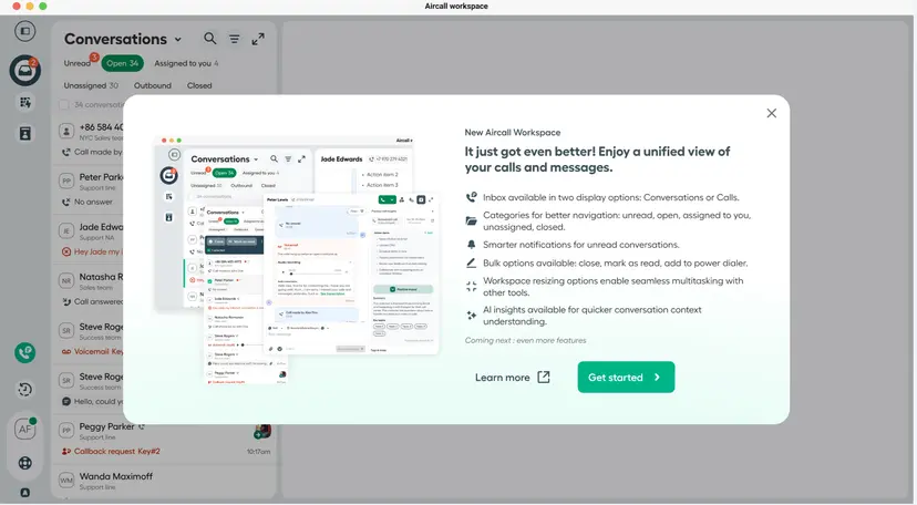Aircall tutorial image
