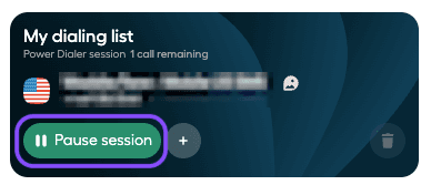 Image showing how to pause a session