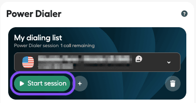 Image showing how to start a session