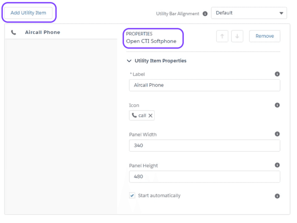 Image showing the utility item window