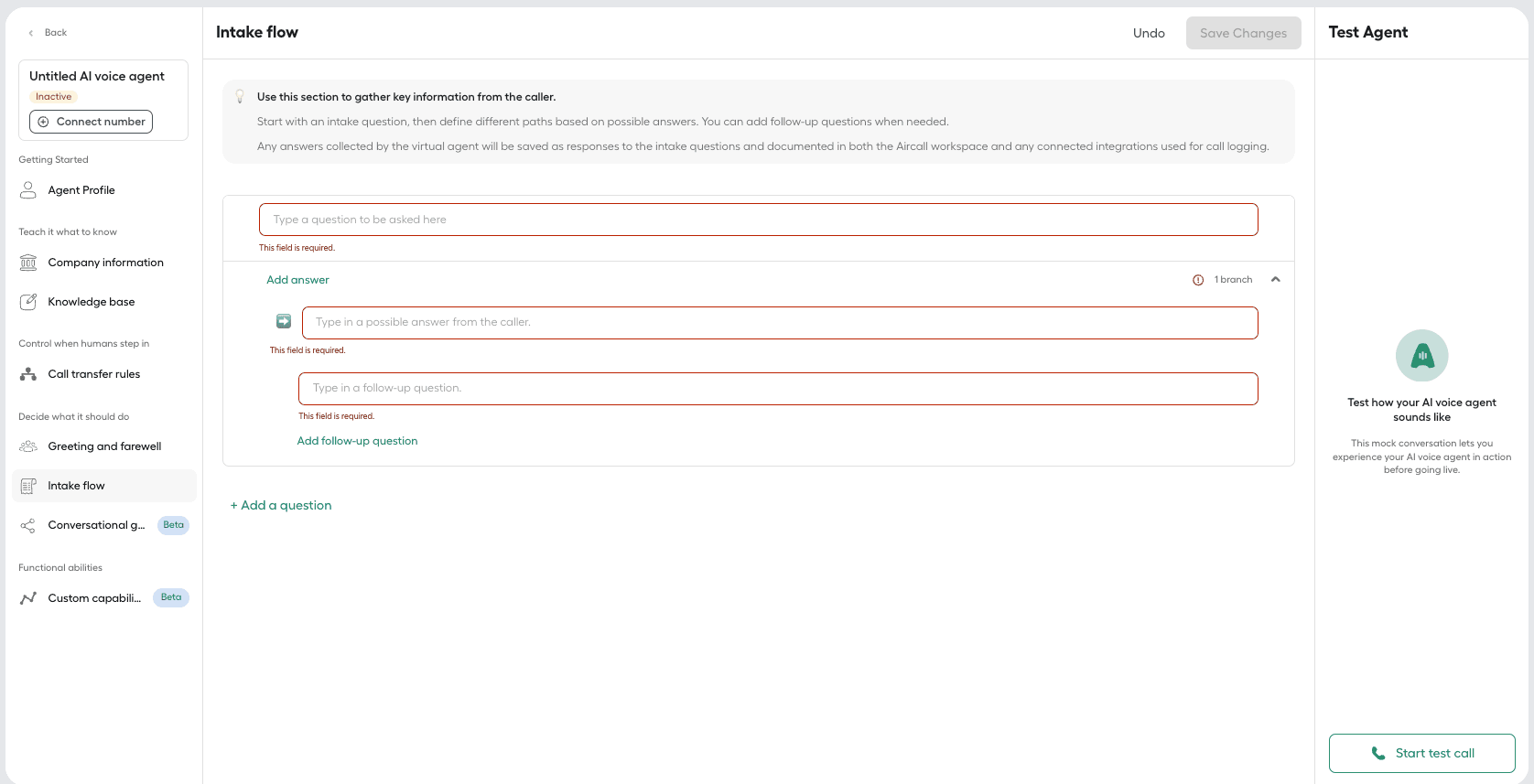 image showing intake flow