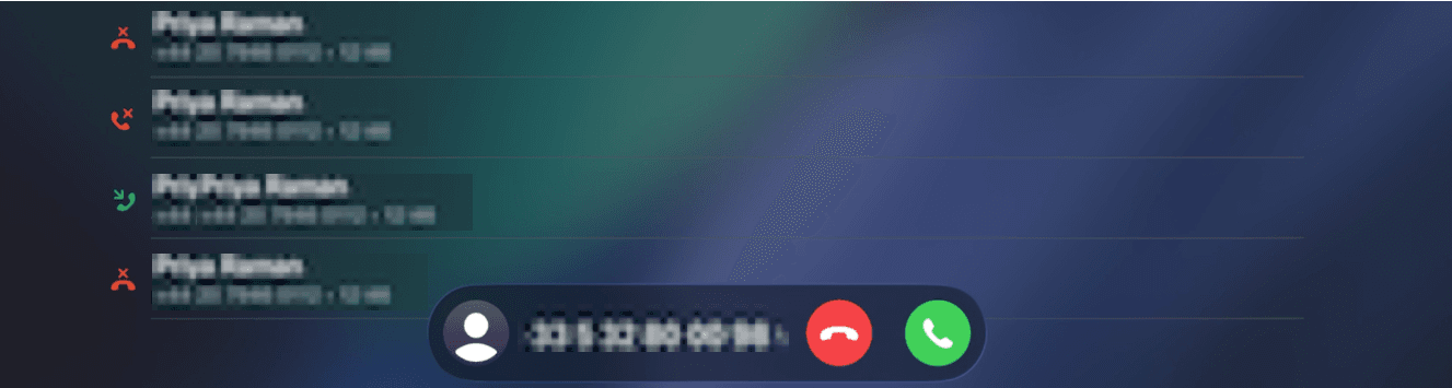Receiving calls