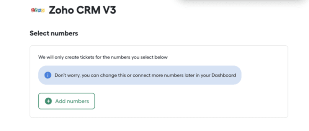 Image showing add numbers button