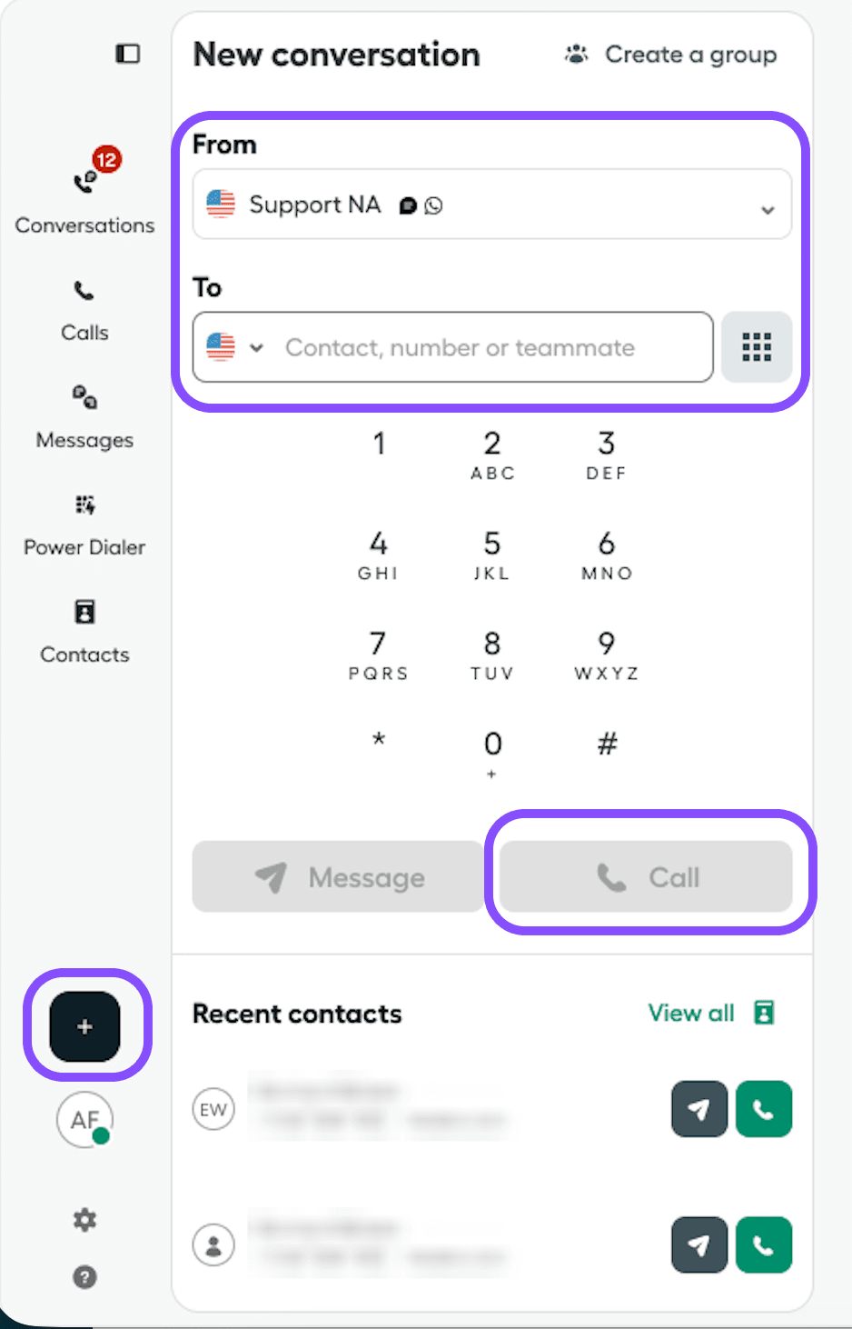 Making a call overview