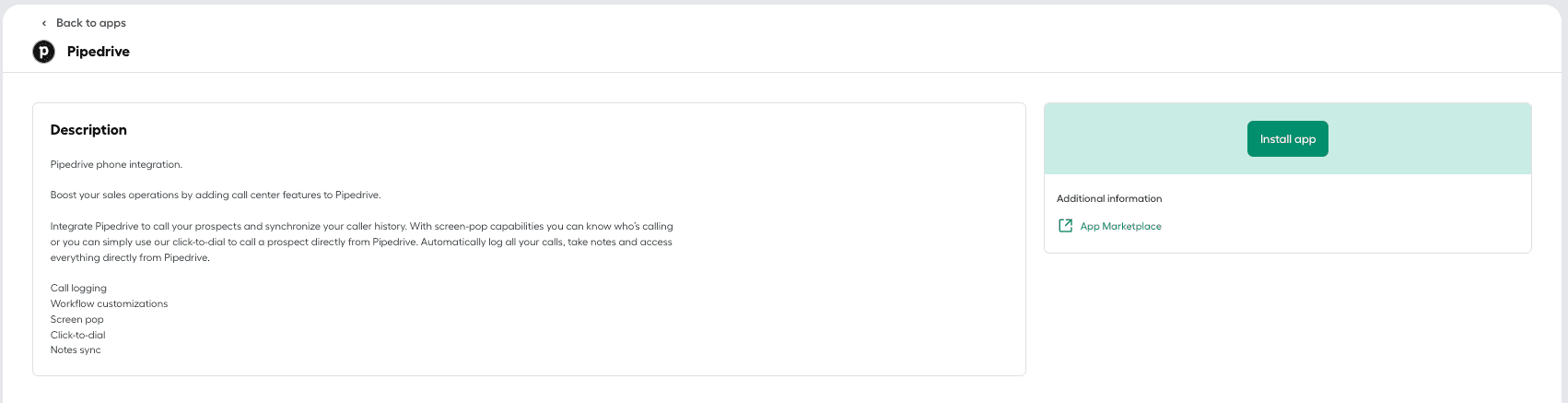 Install App button 