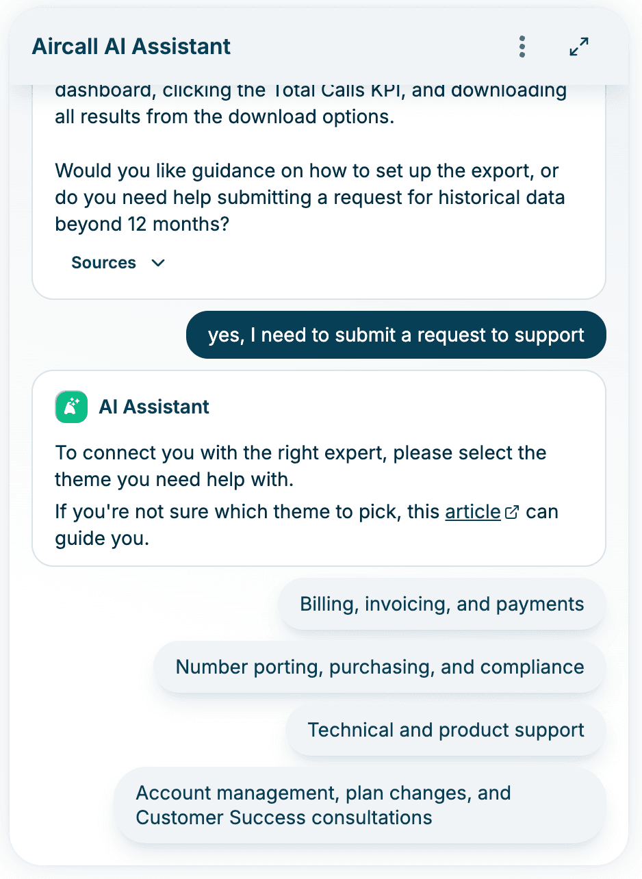 AI assitant interaction