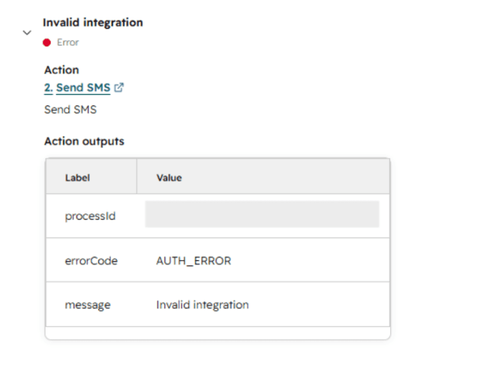 Invalid integration error in hubspot