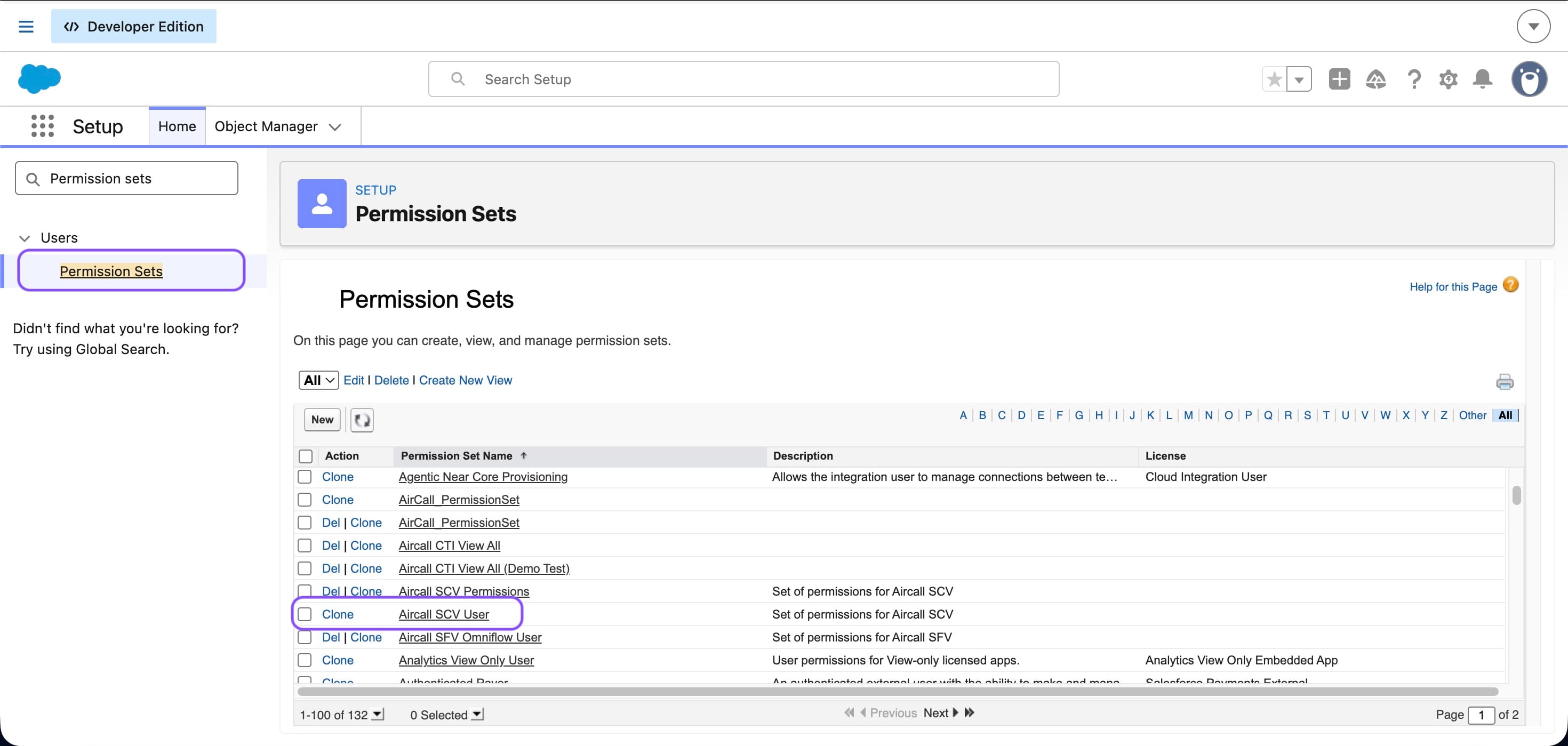 grant permissions