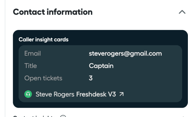 Default insight card